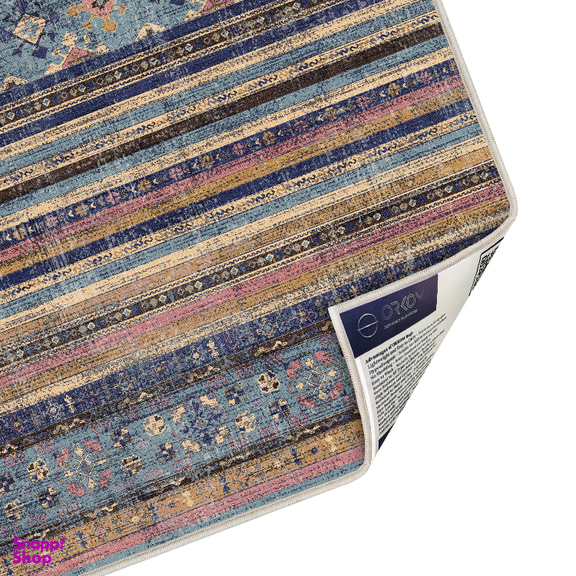 فرش ماشینی چاپی بدون تار و پود اورکوم مدل تمنا کد OR.1124.04