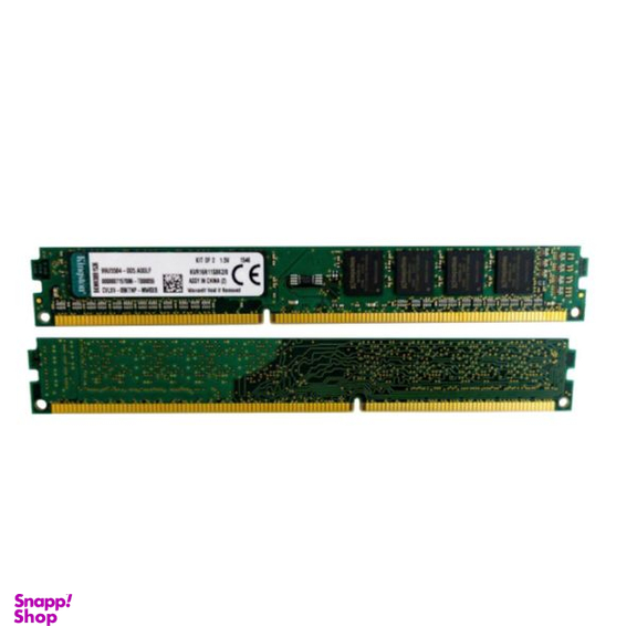 رم دسکتاپ DDR3 تک کاناله 1600 مگاهرتز CL11 کینگستون مدل KVR1600D3N9/8G ظرفیت 8 گیگابایت