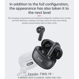 ایرفون بی سیم بلوتوثی یسیدو مدل TWS19 ENC