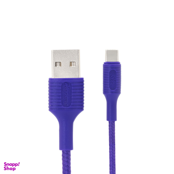 کابل تبدیل USB به Type-C شی کاریزما مدل صبا طول 1.2 متر