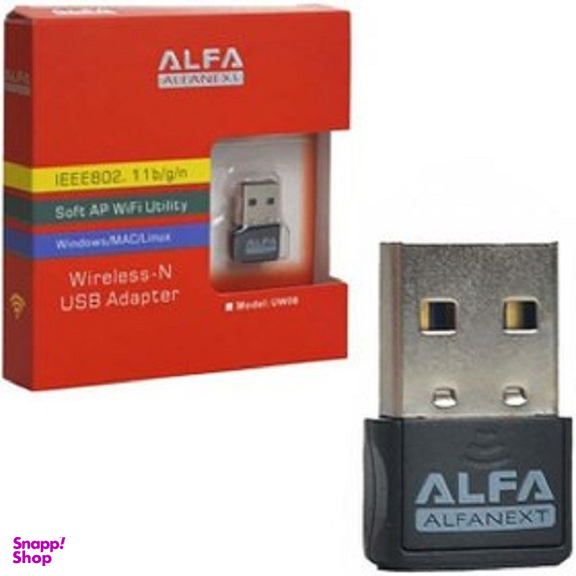 کارت شبکه WiFi USB آلفا مدل UW06
