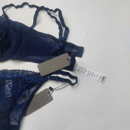 ست سوتین و شورت زنانه برتا کد 2020NY رنگ سرمه ای