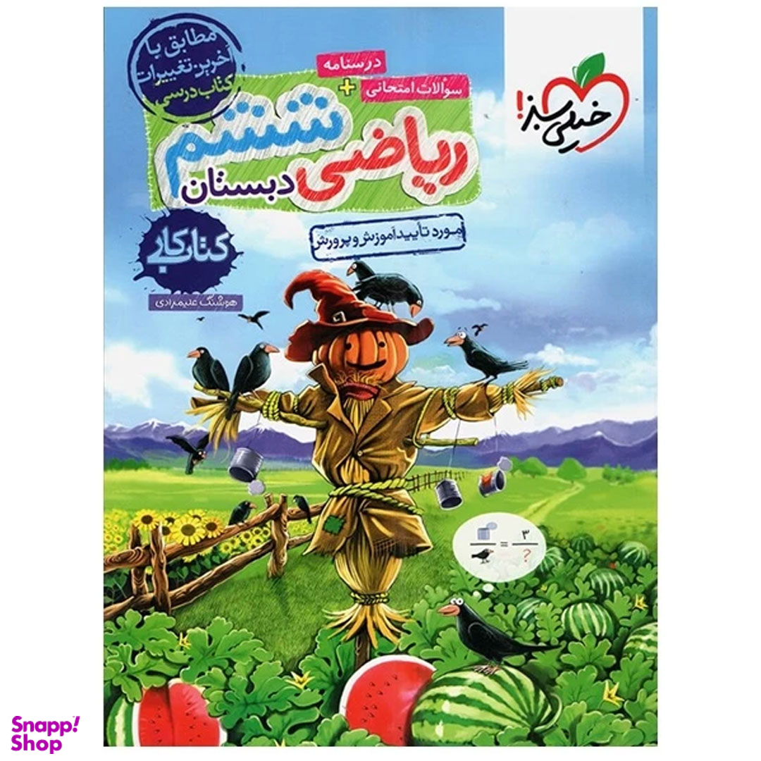 کتاب کار ریاضی ششم ابتدایی اثر هوشنگ علیمرادی انتشارات خیلی سبز