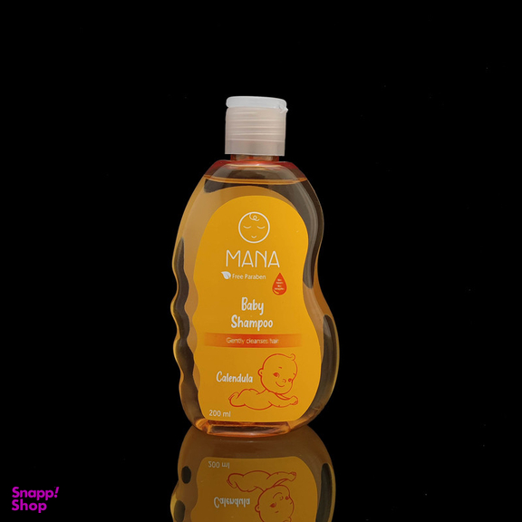 شامپو بچه سر و بدن مانا مدل شیر و نارگیل حجم 200 میلی لیتر مجموعه 5 عددی