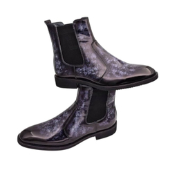 بوت مردانه چرم ریباری مدل X1 رنگ سرمه ای