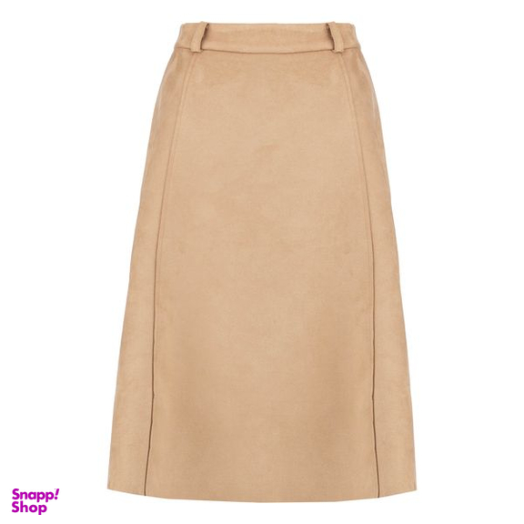 دامن زنانه سرژه مدل 210199 رنگ نسکافه ای