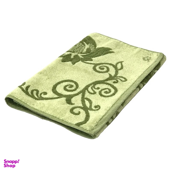 حوله دستی هنر مدل گلها سایز 35x65 سانتی‌متر