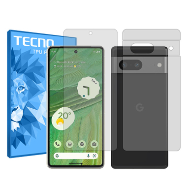 محافظ صفحه نمایش شفاف تکنو مدل HyGEL مناسب گوشی موبایل گوگل Pixel 7 به همراه محافظ پشت گوشی