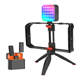 کیت پایه و نور و میکروفون جی ماری مدل A-kit34