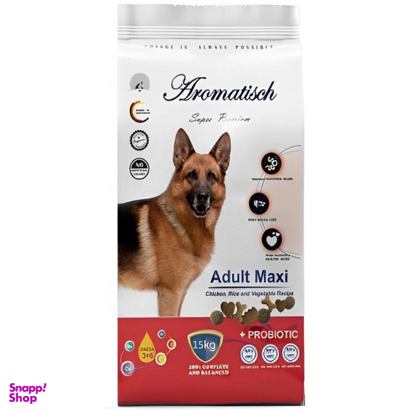 غذای خشک سگ آروماتیش مدل Adult Maxi Beef وزن 15 کیلوگرم
