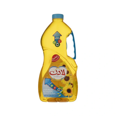 روغن آفتابگردان پالایش شده لادن حجم 1800 میلی لیتر