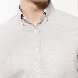 پیراهن آستین بلند یقه برگردان مردانه ال سی وایکیکی مدل Business Man