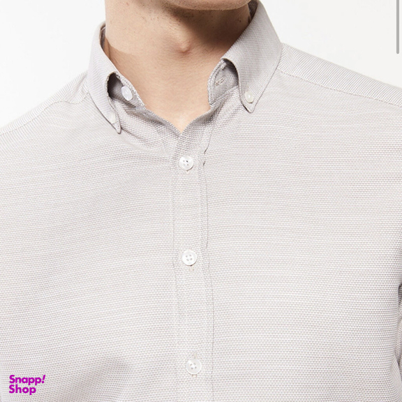 پیراهن آستین بلند یقه برگردان مردانه ال سی وایکیکی مدل Business Man