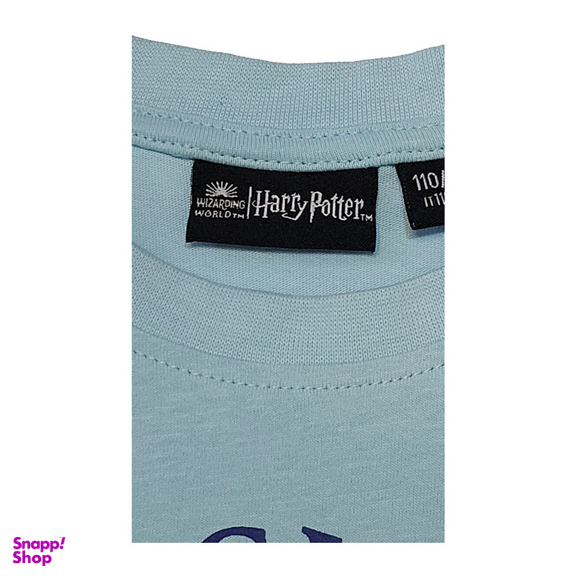 ست تیشرت آستین کوتاه و شلوارک راحتی پسرانه هری پاتر مدل 6330 رنگ آبی