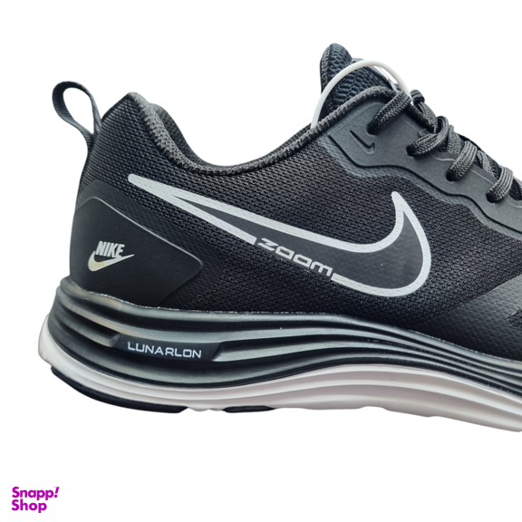 کفش کتانی مردانه طرح نایک زوم‌ لونارلون کد 757 رنگ مشکی