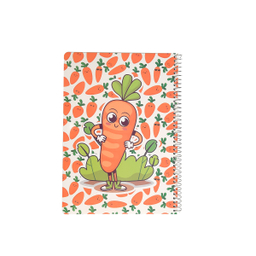 دفتر مشق 50 برگ تیج سان طرح هویج