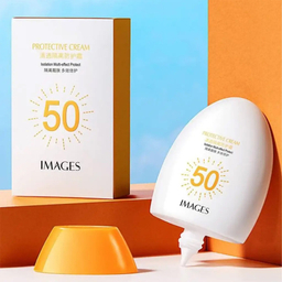 کرم ضد آفتاب بدون رنگ ایمجز SPF 50 مدل Protective مناسب انواع پوست حجم 45 میلی لیتر مجموعه 2 عددی
