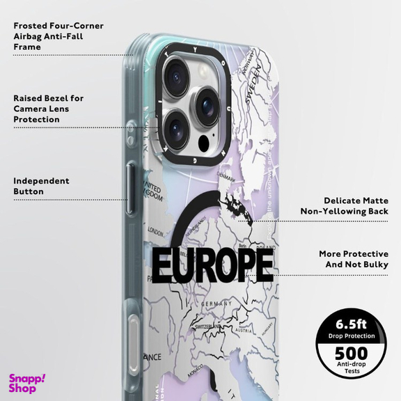 کاور گوشی موبایل یانگ کیت مدل Europe Quicksand مناسب برای اپل iPhone 16 Pro