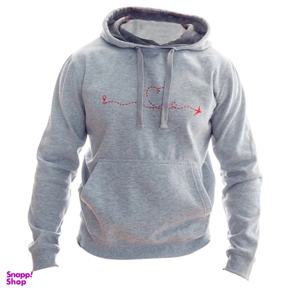 هودی زنانه به رسم طرح مسیر قلب کد 173