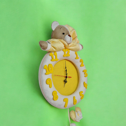ساعت دیواری کودک نی نی سیس مدل خرس نانان