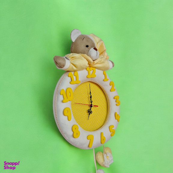 ساعت دیواری کودک نی نی سیس مدل خرس نانان