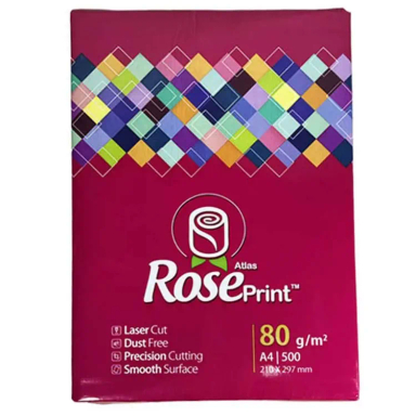 کاغذ A4 رز پرینت کد 1 بسته 500 عددی