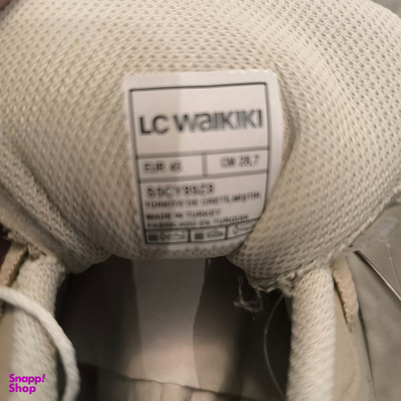 کفش راحتی مردانه ال سی وایکیکی مدل TURK135 رنگ کرم