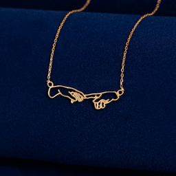 گردنبند طلا 18 عیار زنانه جواهری سون کد 5689