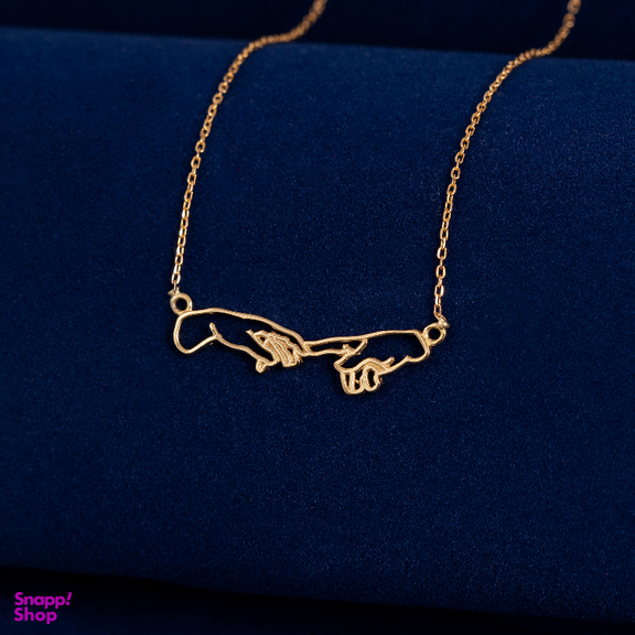 گردنبند طلا 18 عیار زنانه جواهری سون کد 5689