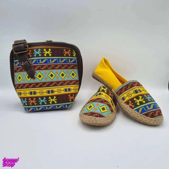 ست کیف و کفش زنانه مدل میشکا و کالج کد 220
