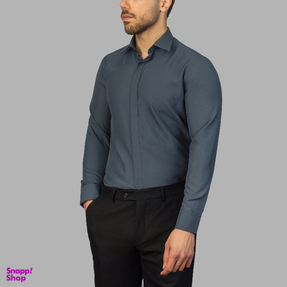 پیراهن مردانه آیکت کد 07 رنگ نوک مدادی