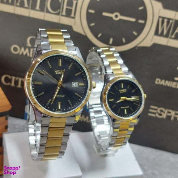 ساعت مچی عقربه ای سیتیزن مدل MTP-S392G رنگ طلایی نقره ای