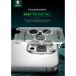 محافظ لنز دوربین گرین لاین مدل HD Plus مناسب برای گوشی موبایل اپل iPhone 16 Pro / 16 Pro Max