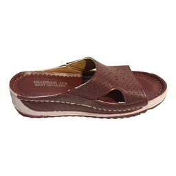 دمپایی زنانه شهرام طب مدل مهتاب رنگ زرشکی