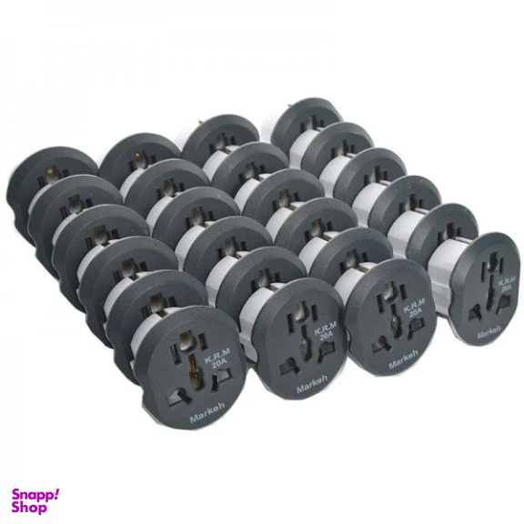 تبدیل 3 به 2 برق 20 آمپر مارکه کد 1236