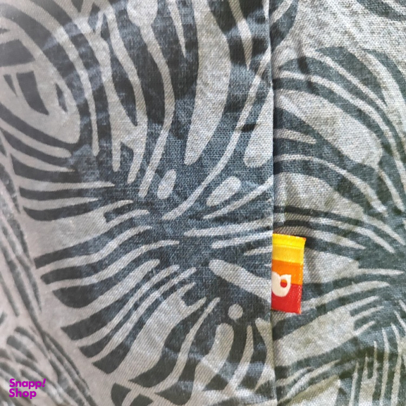 بلوز آستین کوتاه مدل نخل کد 500 رنگ آبی