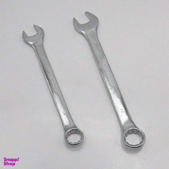آچار یکسر تخت و یکسر رینگی سان تولز مدل YP-12CS مجموعه 12 عددی