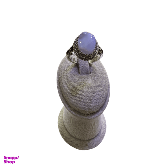 انگشتر نقره 925 عیار مردانه عقیق سوسنی کد HOSS016