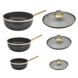 سرویس تابه 6 پارچه مدل زنبوری کد 001