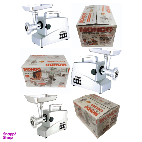 چرخ گوشت نیمه صنعتی موندو مدل 3600w کد mmg7030RAGA