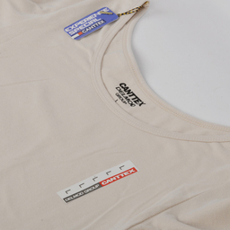 کراپ‌ تیشرت آستین بلند زنانه کانتکس مدل 249014509 رنگ کرم