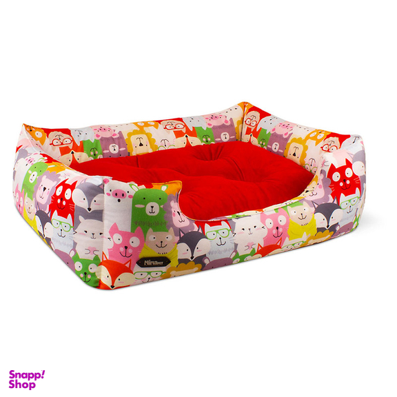 جای خواب سگ و گربه نیناپت مدل وی آی پی یو طرح گربه ها