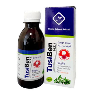 شربت ضد سرفه توسی بن اچ تی اس حجم 150 میلی لیتر