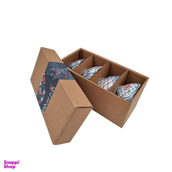 کاسه مدل ژاپنی استایل بسته 4 عددی
