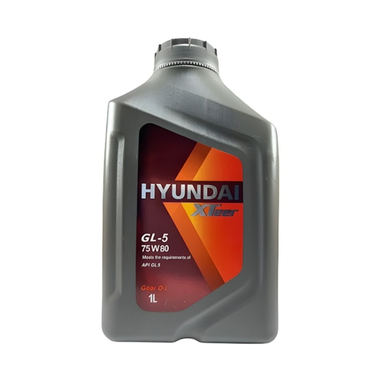 روغن گیربکس دستی هیوندای مدل GL5 75W80 کد 4440000025258 حجم ۱ لیتر