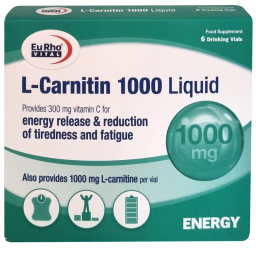 لیکویید ال کارنتین 1000 یوروویتال بسته 6 عددی