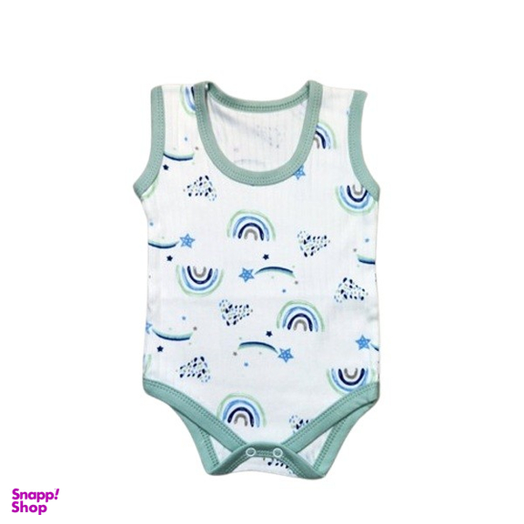 بادی رکابی نوزادی بی بی وان طرح رنگین کمان