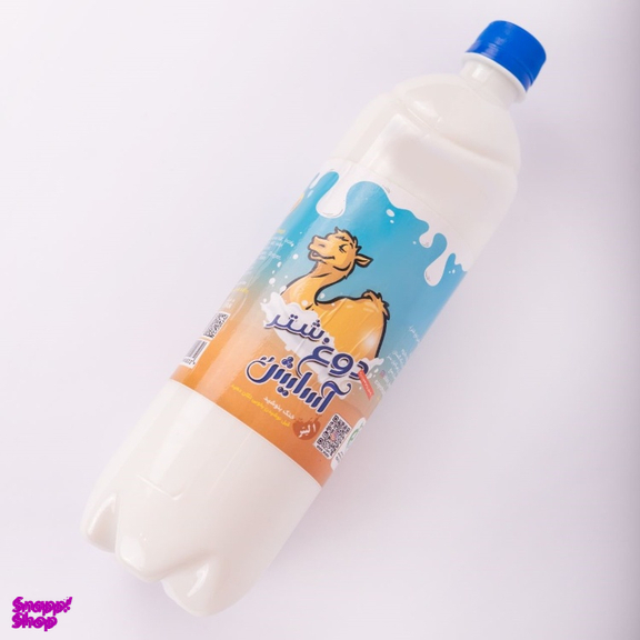 دوغ شتر 1 لیتری پاستوریزه آسایش حجم 1 لیتر بسته 6 عددی