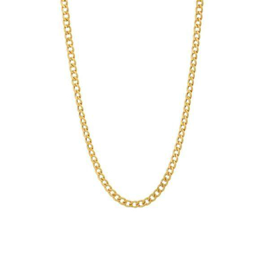 زنجیر طلا 18 عیار مردانه اپال گلد مدل کارتیه کد 073