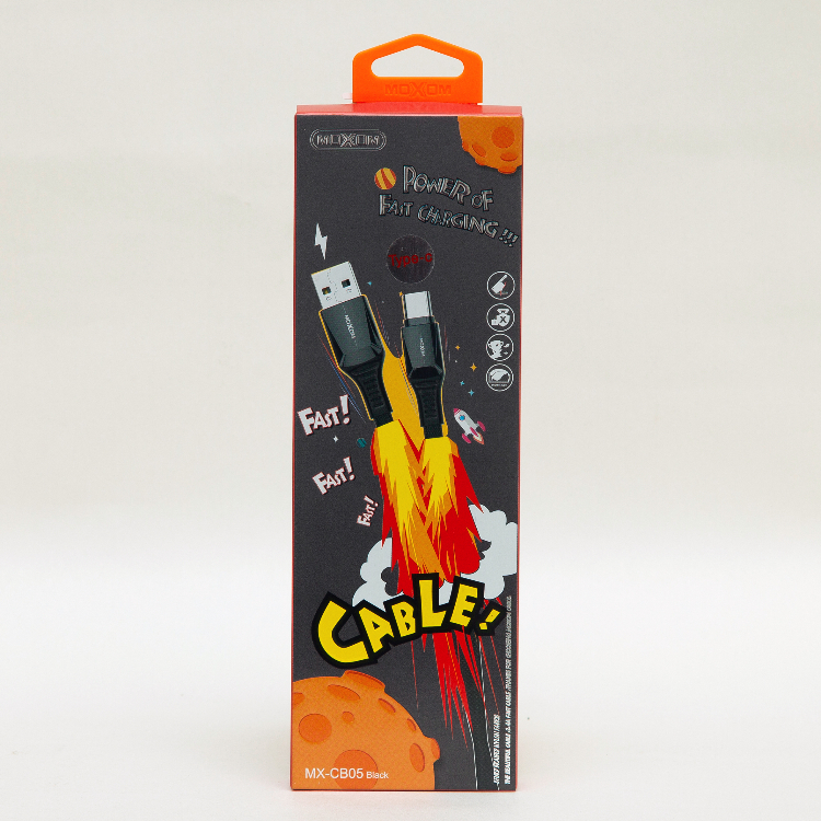 کابل شارژ USB به Type-C موکسوم مدل CB05 طول 1 متر